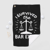 Serviette De Golf Lawyer Survived The Bar Exam (En situation)