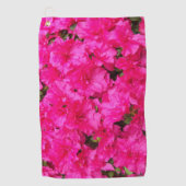 Serviette De Golf L'Azalée rose fleurit (Devant)