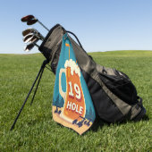 Serviette De Golf Le 19ème trou : La retraite d'un golfeur (Vert)