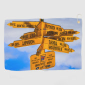 Serviette De Golf Le bout de la route (Horizontal)