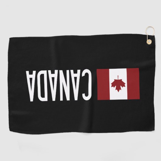 Serviette De Golf Le Canada (Horizontal)