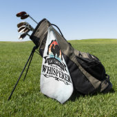 Serviette De Golf Le Chuchoteur de Poulets Drôle (Vert)