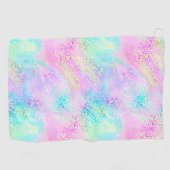 Serviette De Golf Le design Iridescente Leopard Series 10 (Horizontal)