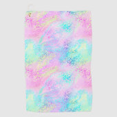 Serviette De Golf Le design Iridescente Leopard Series 10 (Devant)