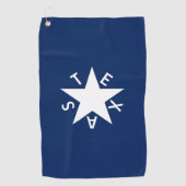 Serviette De Golf Le drapeau De Zavala (République du Texas) (Devant)