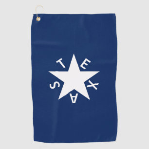 Serviette De Golf Le drapeau De Zavala (République du Texas)