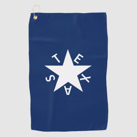 Serviette De Golf Le drapeau De Zavala (République du Texas) (Devant)