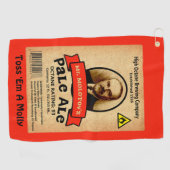 Serviette De Golf Le Étiquette Pale Ale de M. Molotov (Horizontal)