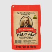Serviette De Golf Le Étiquette Pale Ale de M. Molotov (Devant)