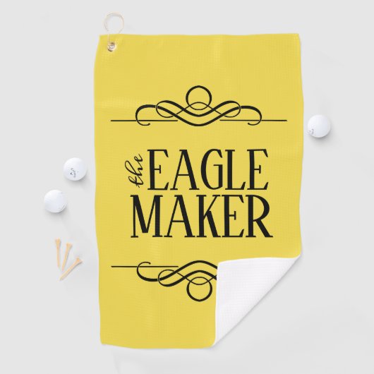 Serviette De Golf Le fabricant d'aigle (En situation)