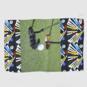 Serviette De Golf Le Golf Au Vert, (Horizontal)