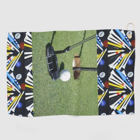 Serviette De Golf Le Golf Au Vert, (Horizontal)