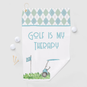 Serviette De Golf Le golf est ma thérapie