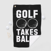 Serviette De Golf Le golf prend des balles (En situation)
