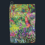 Serviette De Golf Le jardin d'Iris à Giverny par Claude Monet<br><div class="desc">Le jardin d'Iris à Giverny par Claude Monet. Visitez mon magasin pour un design plus intéressant et plus de choix de couleurs => zazzle.com/iwheels*</div>