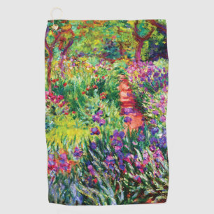 Serviette De Golf Le jardin d'Iris à Giverny par Claude Monet