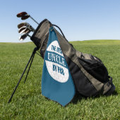 Serviette De Golf Le meilleur oncle par Par Golfers Funny Pun Navy B (Vert)