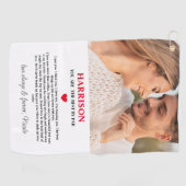 SERVIETTE DE GOLF LE MEILLEUR PAR PAR RED HEART MESSATO (Horizontal)