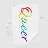 Serviette De Golf Le mot unique expressif et étrange de SlipperyJoe (En situation)