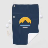 Serviette De Golf Le nouveau drapeau de Reno, Nevada (En situation)