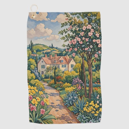 Serviette De Golf Le paradis rural (Devant)