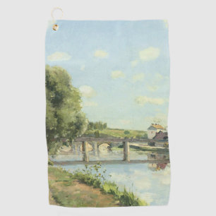 Serviette De Golf Le Pont Du Chemin De Fer Camille Pissarro