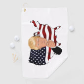 Serviette De Golf Le Président Trump (En situation)