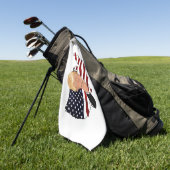 Serviette De Golf Le Président Trump (Vert)