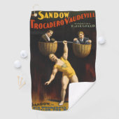 Serviette De Golf Le Sandow Eugen Sandow Vaudeville Weightlifter (En situation)