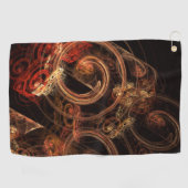 Serviette De Golf Le son de la musique Art Abstrait (Horizontal)