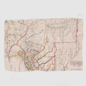 Serviette De Golf Le Texas et l'Oklahoma (Horizontal)