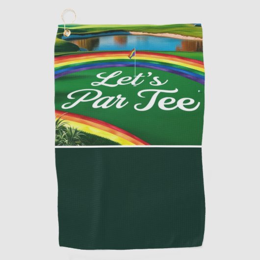 Serviette De Golf Le tournoi de golf Pride pour Golfer (Devant)