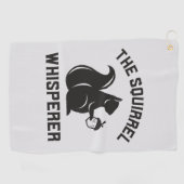 Serviette De Golf Le Whisperer d'écureuil | Écureuil (Horizontal)