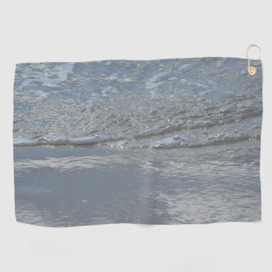 Serviette De Golf L'eau sur la plage Photographie Abstraite (Horizontal)
