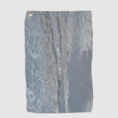 Serviette De Golf L'eau sur la plage Photographie Abstraite (Devant)