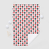 Serviette De Golf lecture de cartes (En situation)