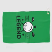 Serviette De Golf Légende de minigolf (Horizontal)