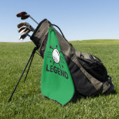 Serviette De Golf Légende de minigolf (Vert)