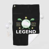 Serviette De Golf Légende Minigolf (En situation)