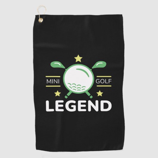 Serviette De Golf Légende Minigolf (Devant)