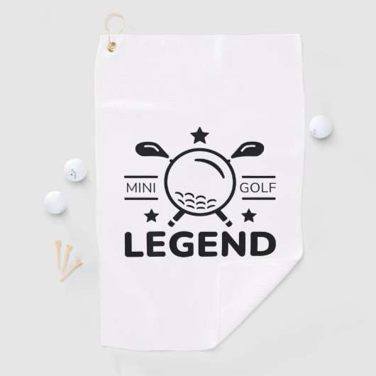Serviette De Golf Légende Minigolf (En situation)