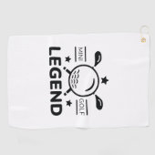 Serviette De Golf Légende Minigolf (Horizontal)