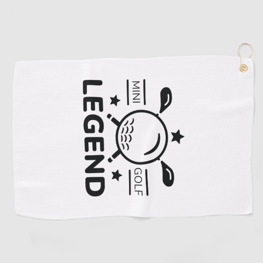 Serviette De Golf Légende Minigolf (Horizontal)