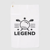 Serviette De Golf Légende Minigolf (Devant)