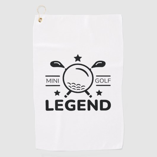 Serviette De Golf Légende Minigolf (Devant)
