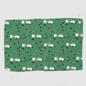 Serviette De Golf Légendes des Bowles de pelouse   (Horizontal)