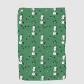 Serviette De Golf Légendes des Bowles de pelouse   (Devant)