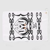Serviette De Golf L'empereur Penguin pour toujours aimer les oiseaux (Horizontal)