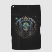 Serviette De Golf Leo le lion (Devant)