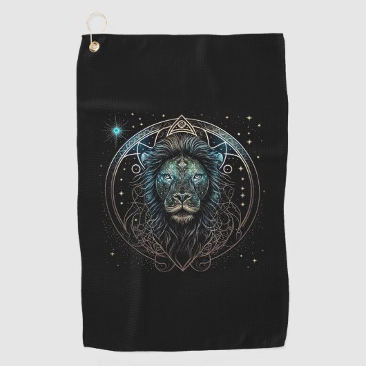 Serviette De Golf Leo le lion (Devant)